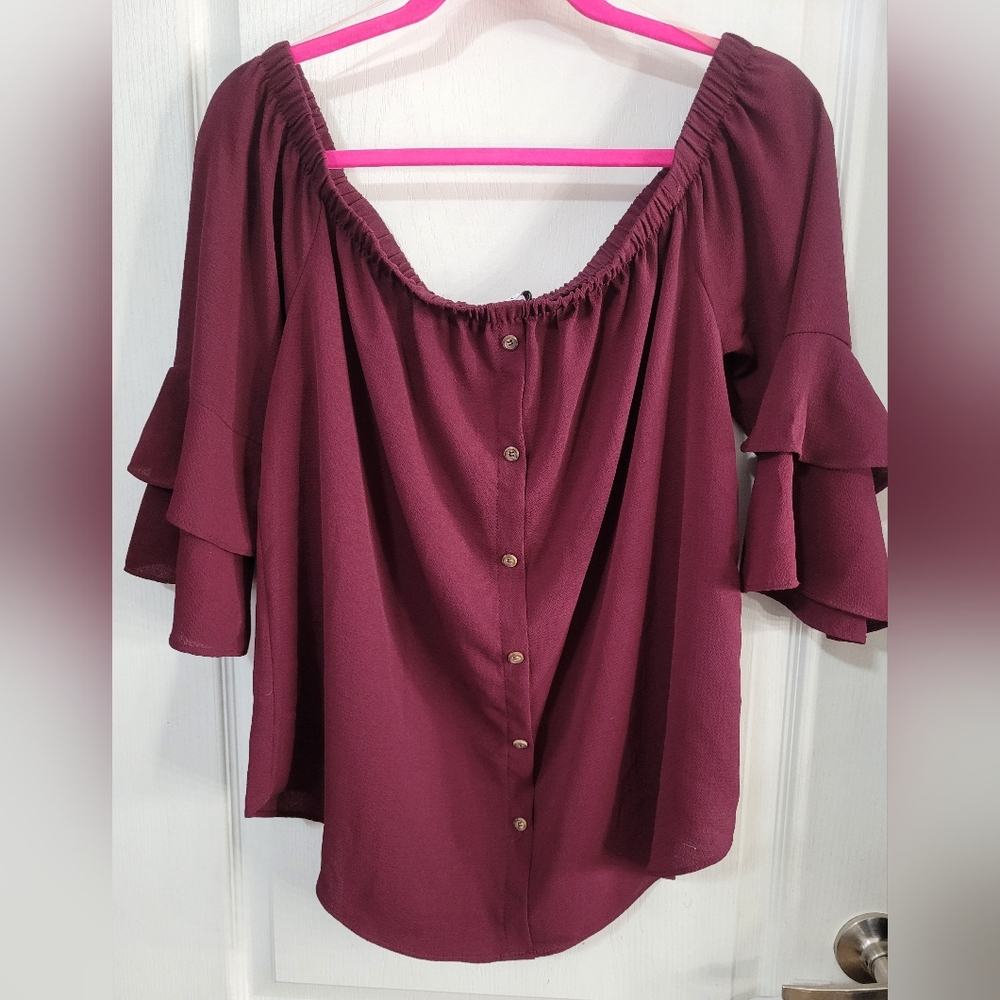 Off the shoulder blouse